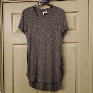 Mudd knit short sleeve green top